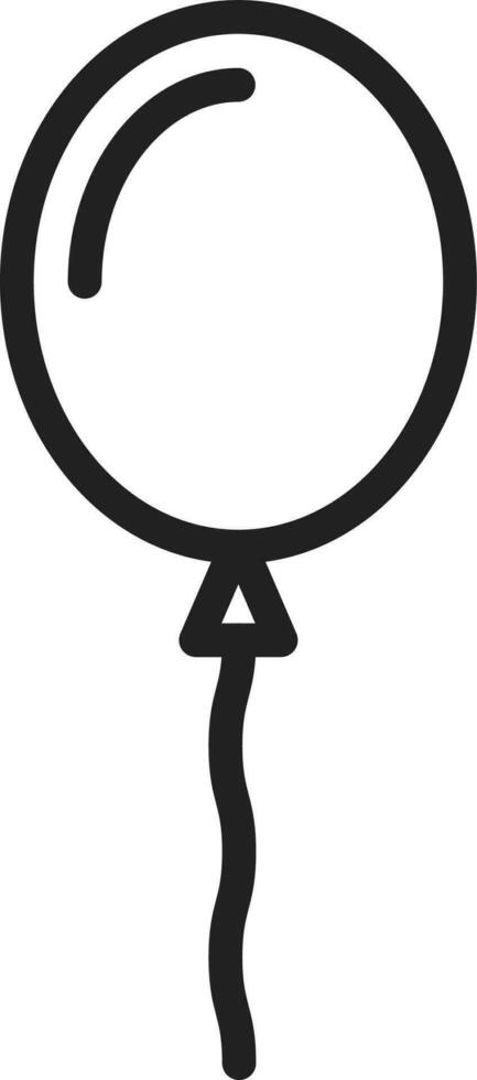 Ballon Symbol Vektor Bild. geeignet zum Handy, Mobiltelefon Apps, Netz Apps und drucken Medien.