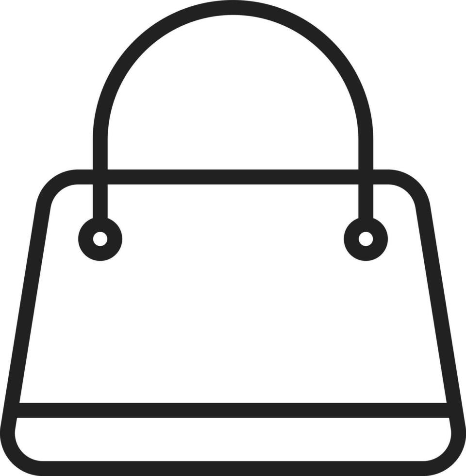 Schulter Tasche Symbol Vektor Bild. geeignet zum Handy, Mobiltelefon Apps, Netz Apps und drucken Medien.