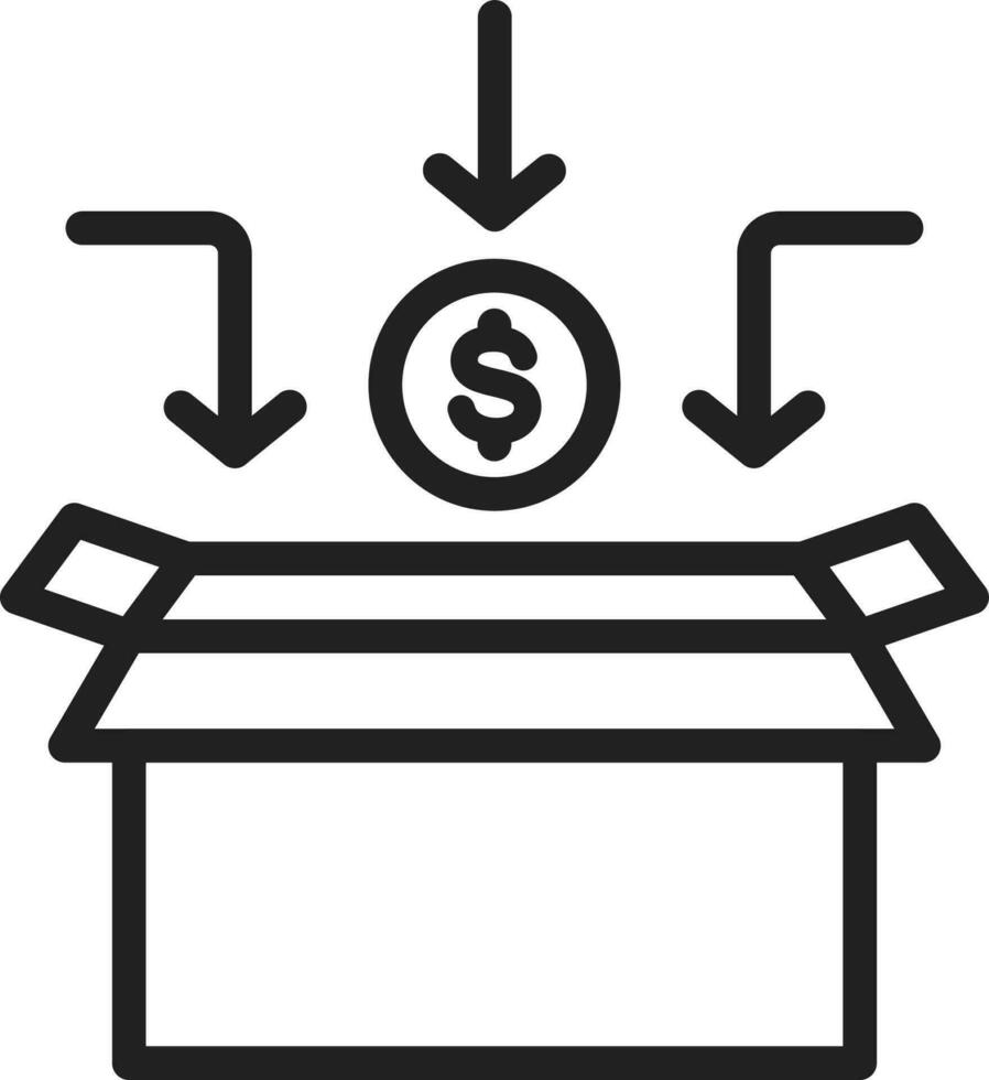 crowdfunding ikon vektor bild. lämplig för mobil appar, webb appar och skriva ut media.