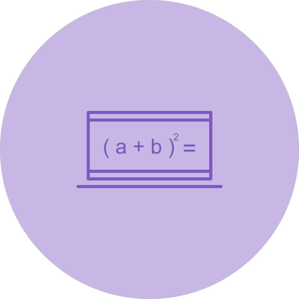 Vektorsymbol für Online-Formel vektor