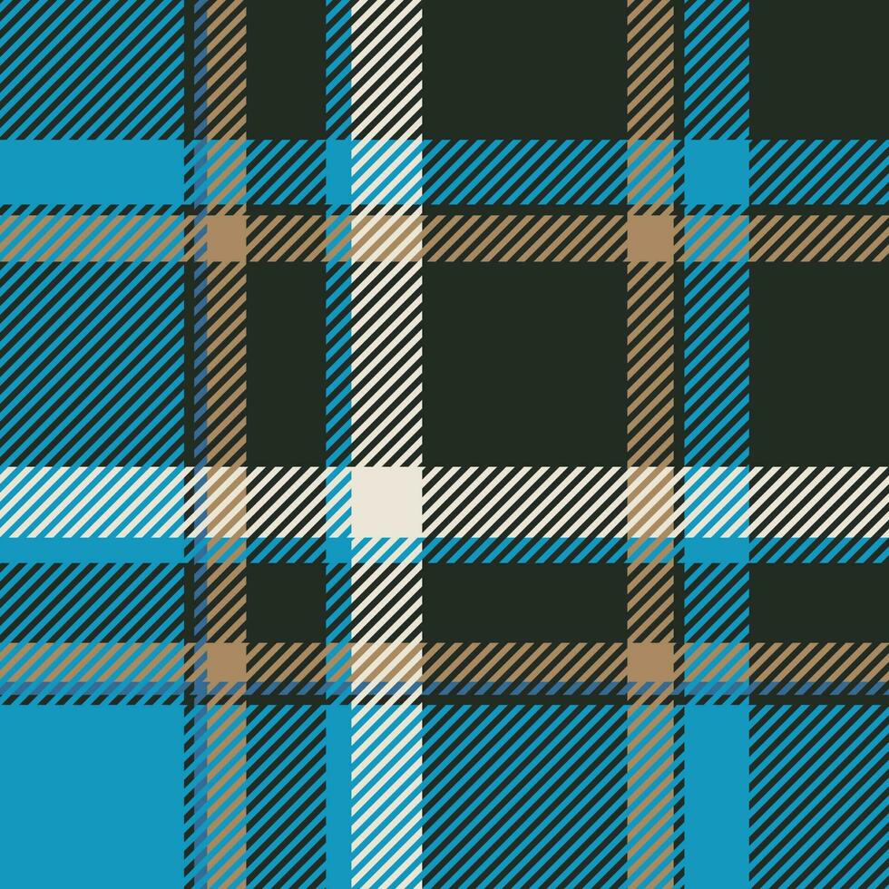 tartan schottland nahtloser karierter mustervektor. Retro-Hintergrundstoff. Vintage Check Farbe quadratische geometrische Textur. vektor