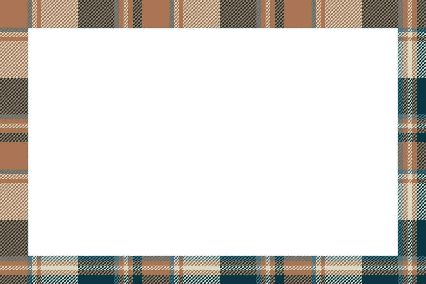 rektangel ram vektor årgång mönster design mall. gräns mönster pläd tyg textur. skott tartan bakgrund för collage konst, gif kort, handgjort hantverk.