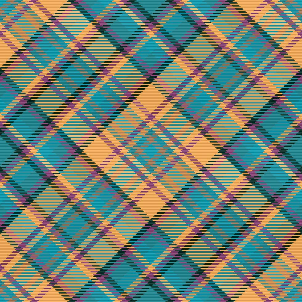 Textur Stoff Plaid. Textil- Vektor nahtlos. Tartan prüfen Muster Hintergrund.