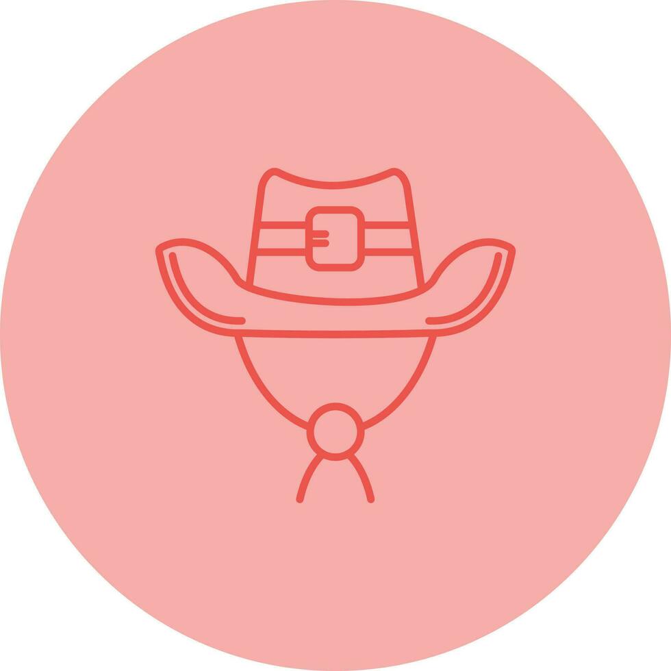 Cowboy-Hut-Vektor-Symbol vektor