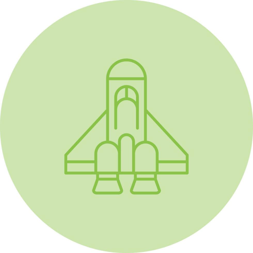 Raumschiff-Vektorsymbol vektor