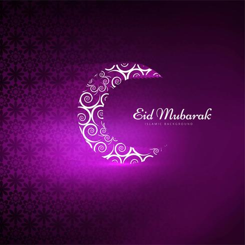 Eid Mubarak bakgrundsdesign vektor