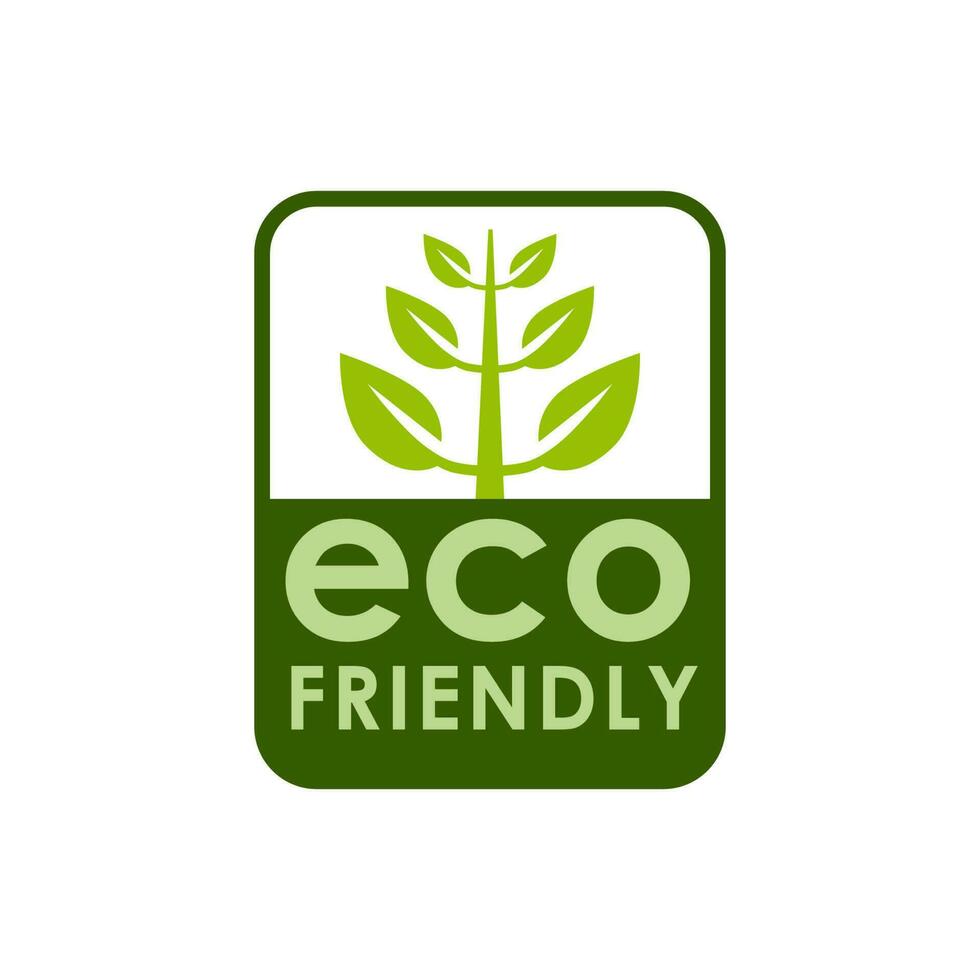 vektor grön eco klistermärken, taggar eller etiketter