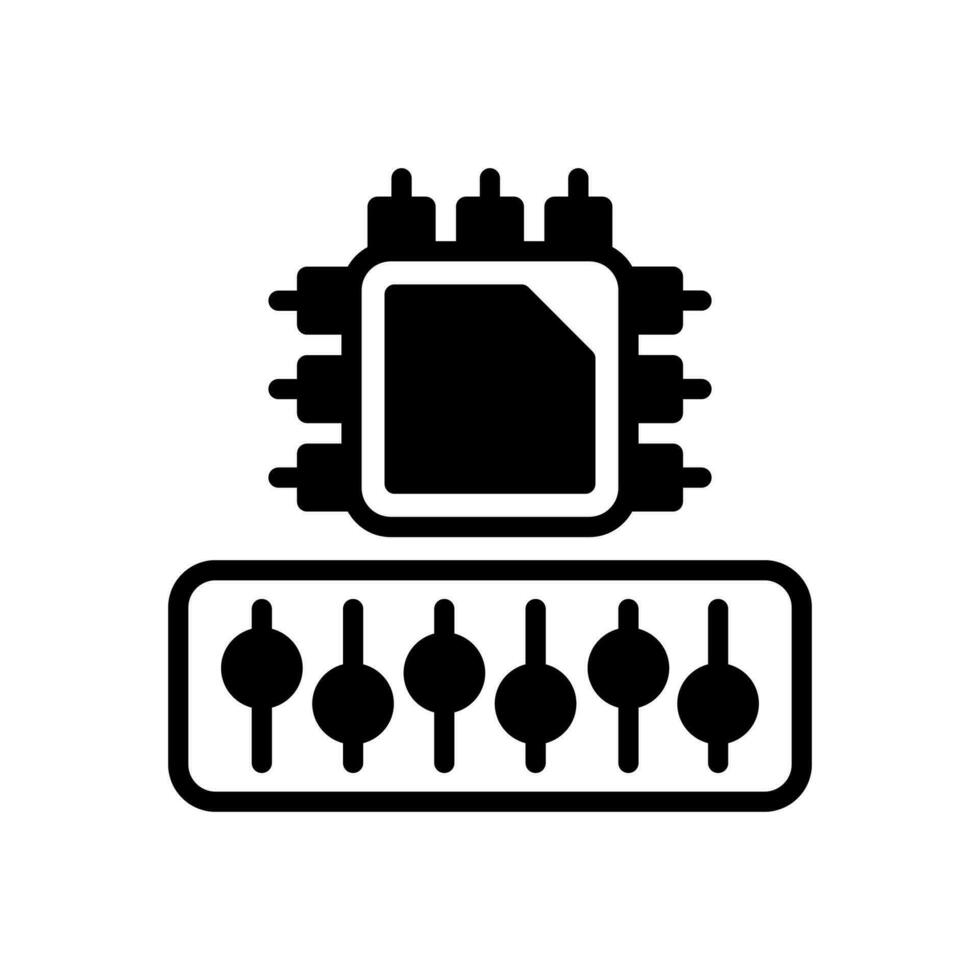 intelligent kontrollera ikon i vektor. illustration vektor