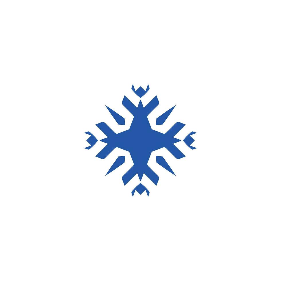 Vektor Symbol einfach Logo mit spitz Ecken