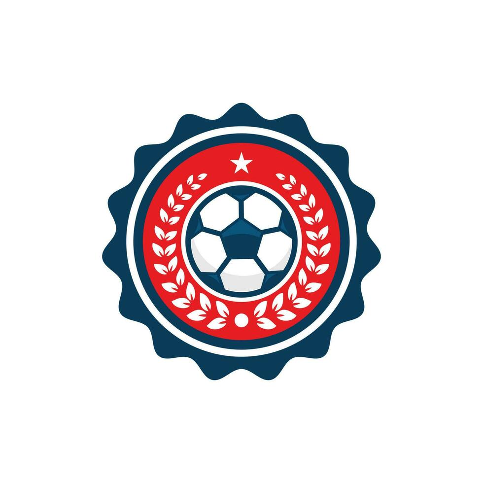 fotboll fotboll logotyp design vektor illustration