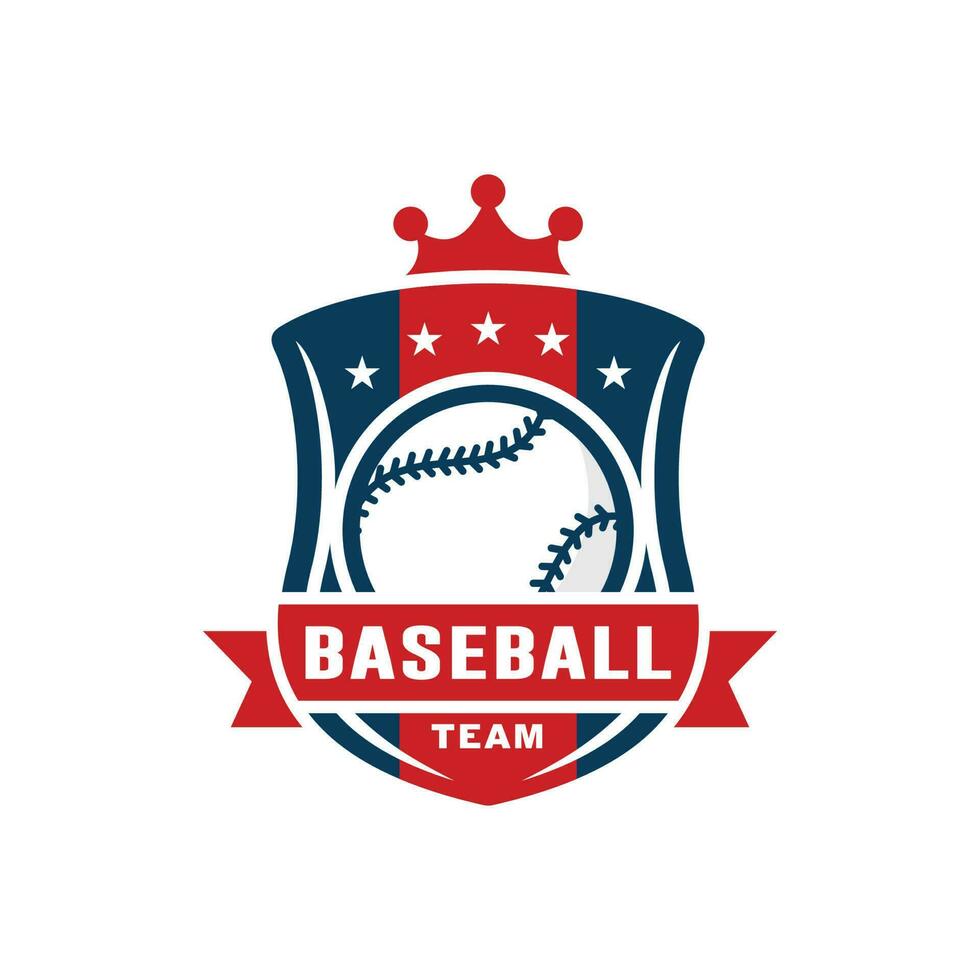 baseboll logotyp design vektor illustration