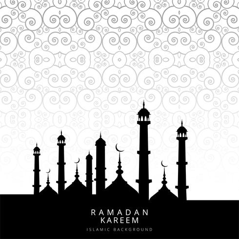 Ramadan Kareem islamischer Hintergrundvektor vektor