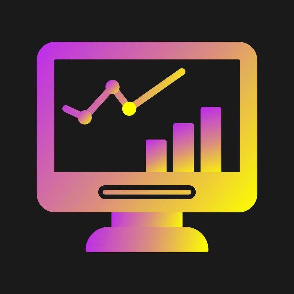 lcd tillväxt vektor ikon