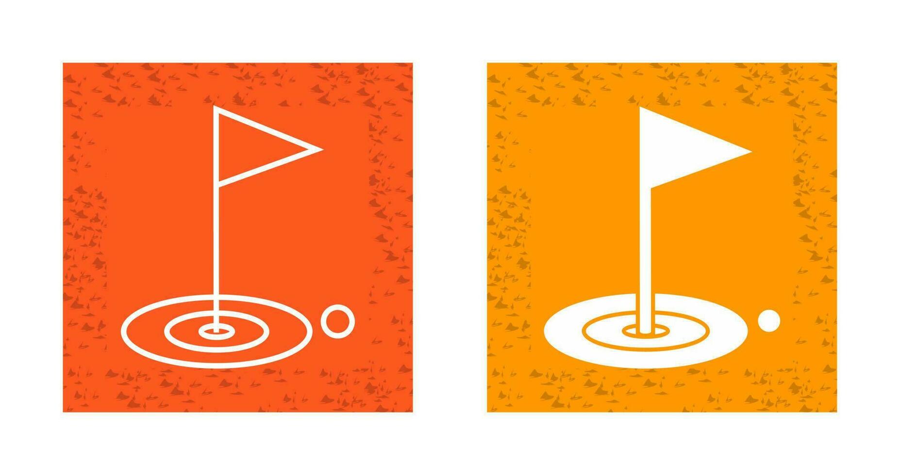 Golf-Vektor-Symbol vektor