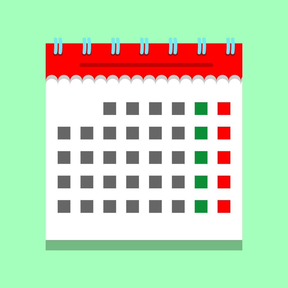 vektor illustration av kalender ikon.
