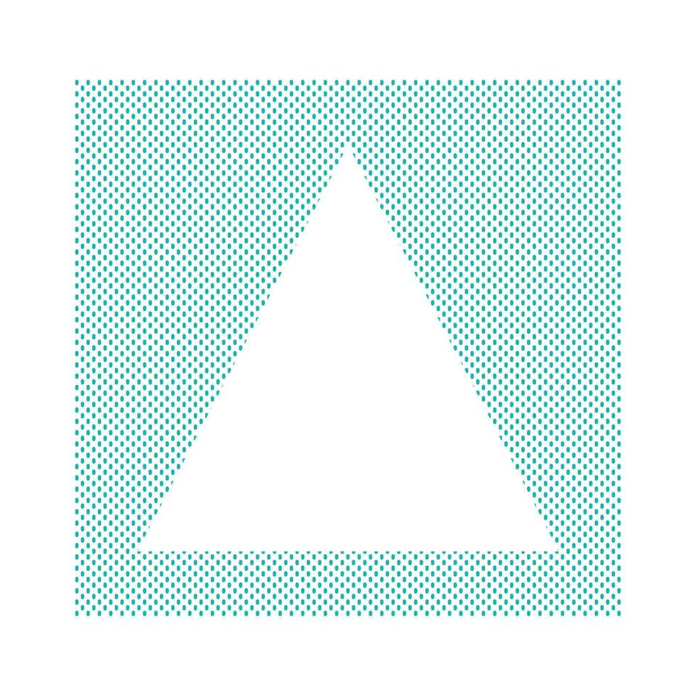 geometrisk prickad rektangel triangel ram gräns vektor