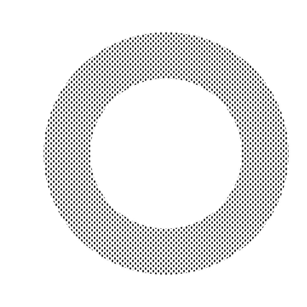 geometrisk cirkel gräns mall vektor