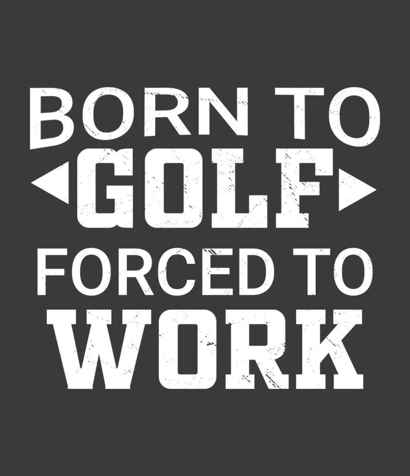 Golf-T-Shirt-Design vektor