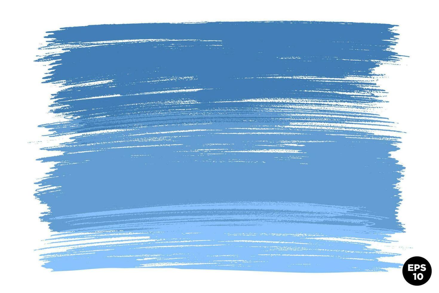 Vektor Hand gezeichnet groß Bürste Fleck. Blau Farben gemalt Schlaganfall. künstlerisch Hintergrund.