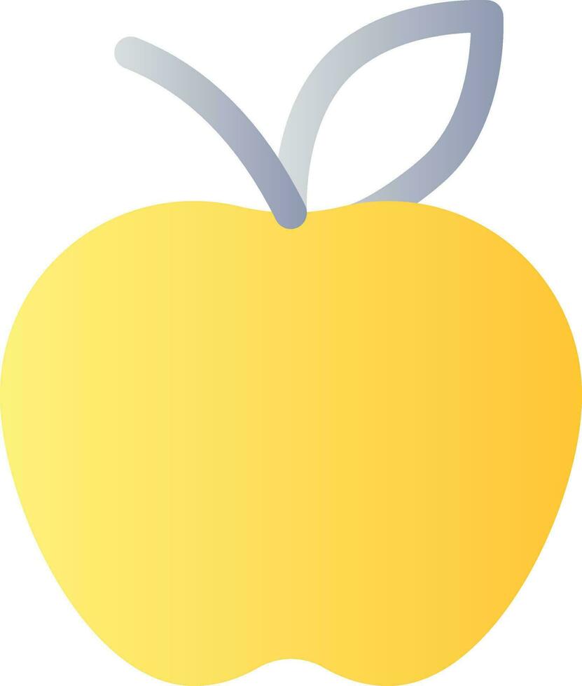 Apfel Obst eben Gradient Farbe ui Symbol. organisch Produkte Verkauf. lokal Bauern Markt. e Handel. einfach gefüllt Piktogramm. gui, ux Design zum Handy, Mobiltelefon Anwendung. Vektor isoliert rgb Illustration