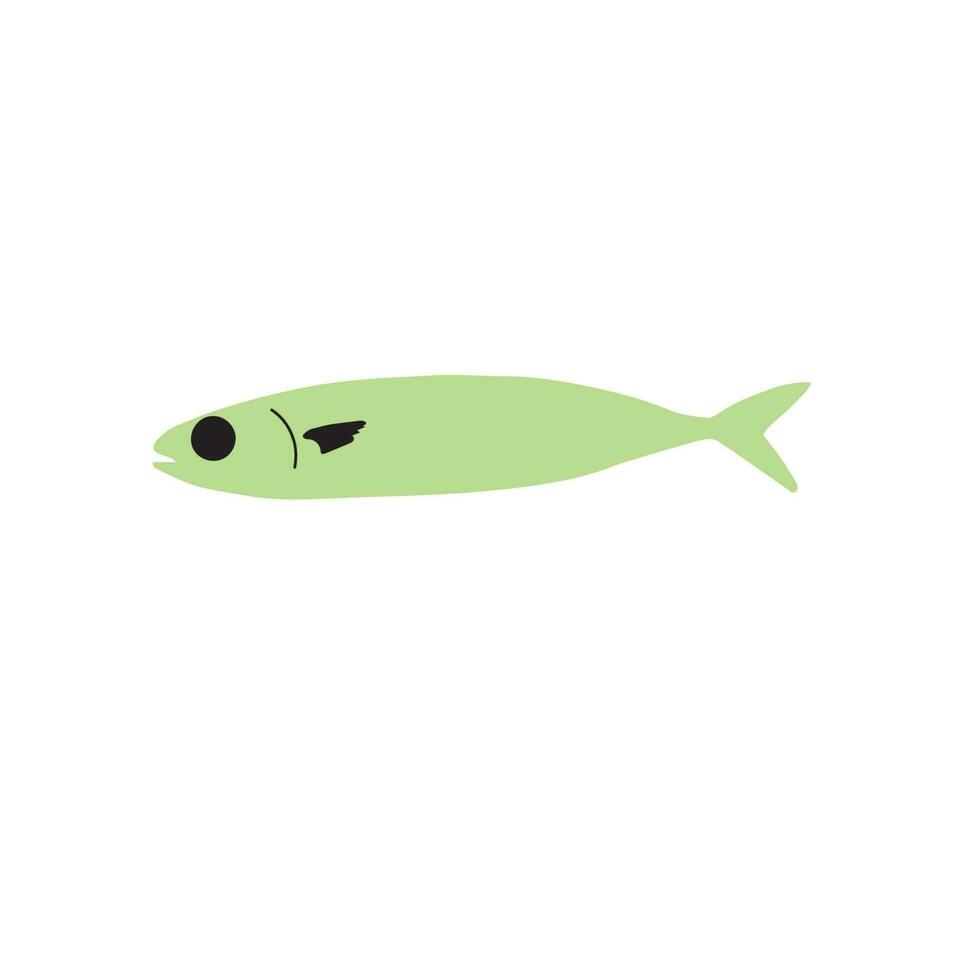 süß Silhouette Fisch Vektor Illustration Symbol. tropisch Fisch, Meer Fisch, Aquarium Fisch