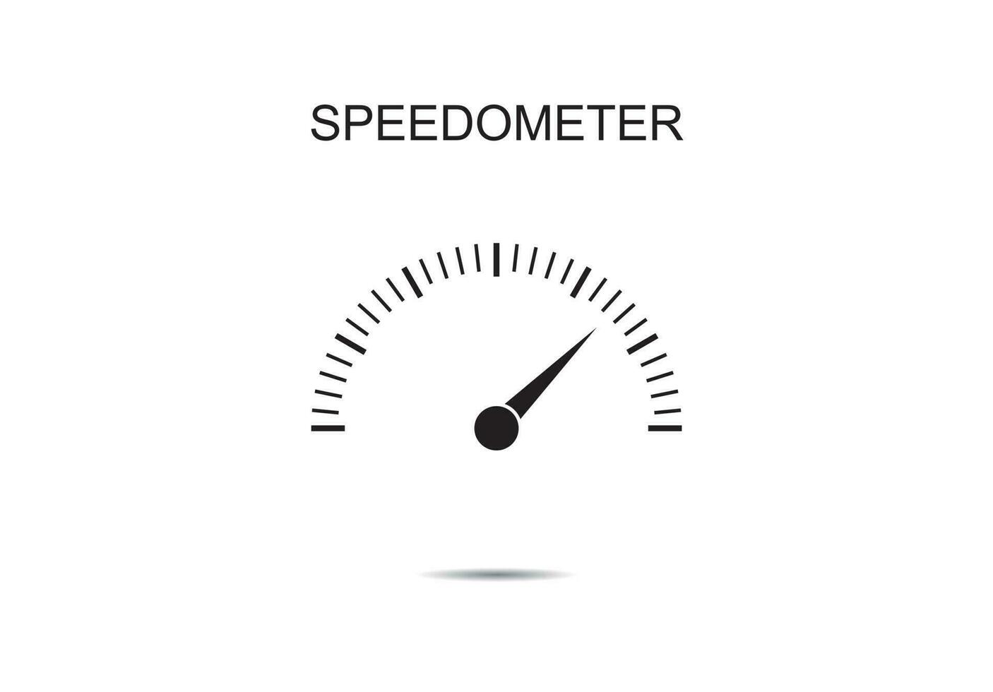 hastighetsmätare ikon vektor illustration på bakgrund