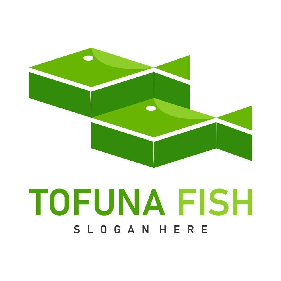 Fisch Marine Logo Design Vektor