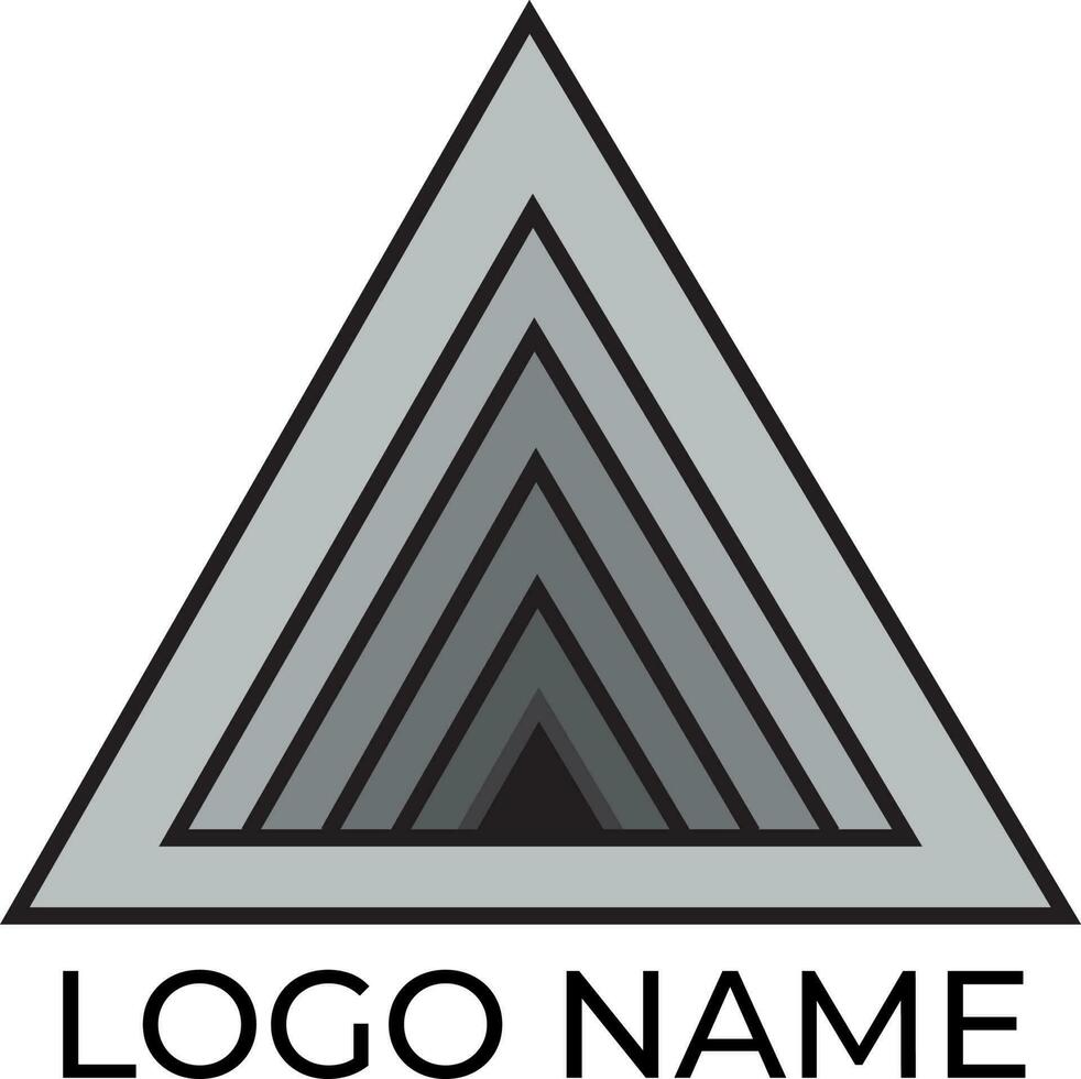 triangel ikon logotyp proffs vektor