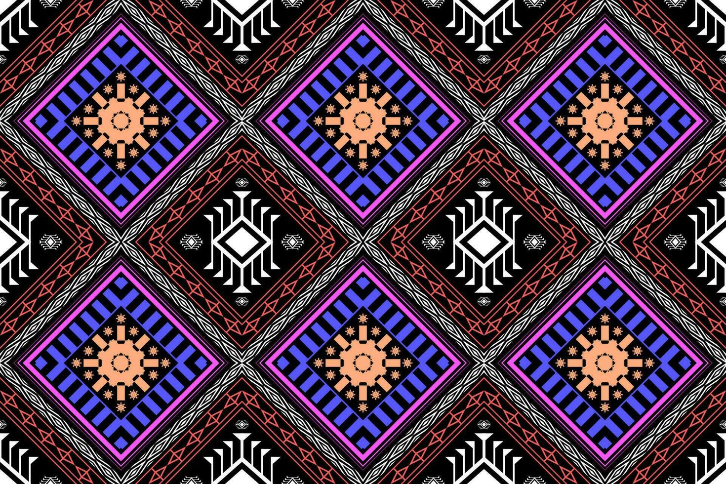 etnisk figur aztec broderi stil. geometrisk ikat orientalisk traditionell konst mönster.design för etnisk bakgrund, tapeter, mode, kläder, omslag, tyg, element, sarong, grafik, vektor illustration