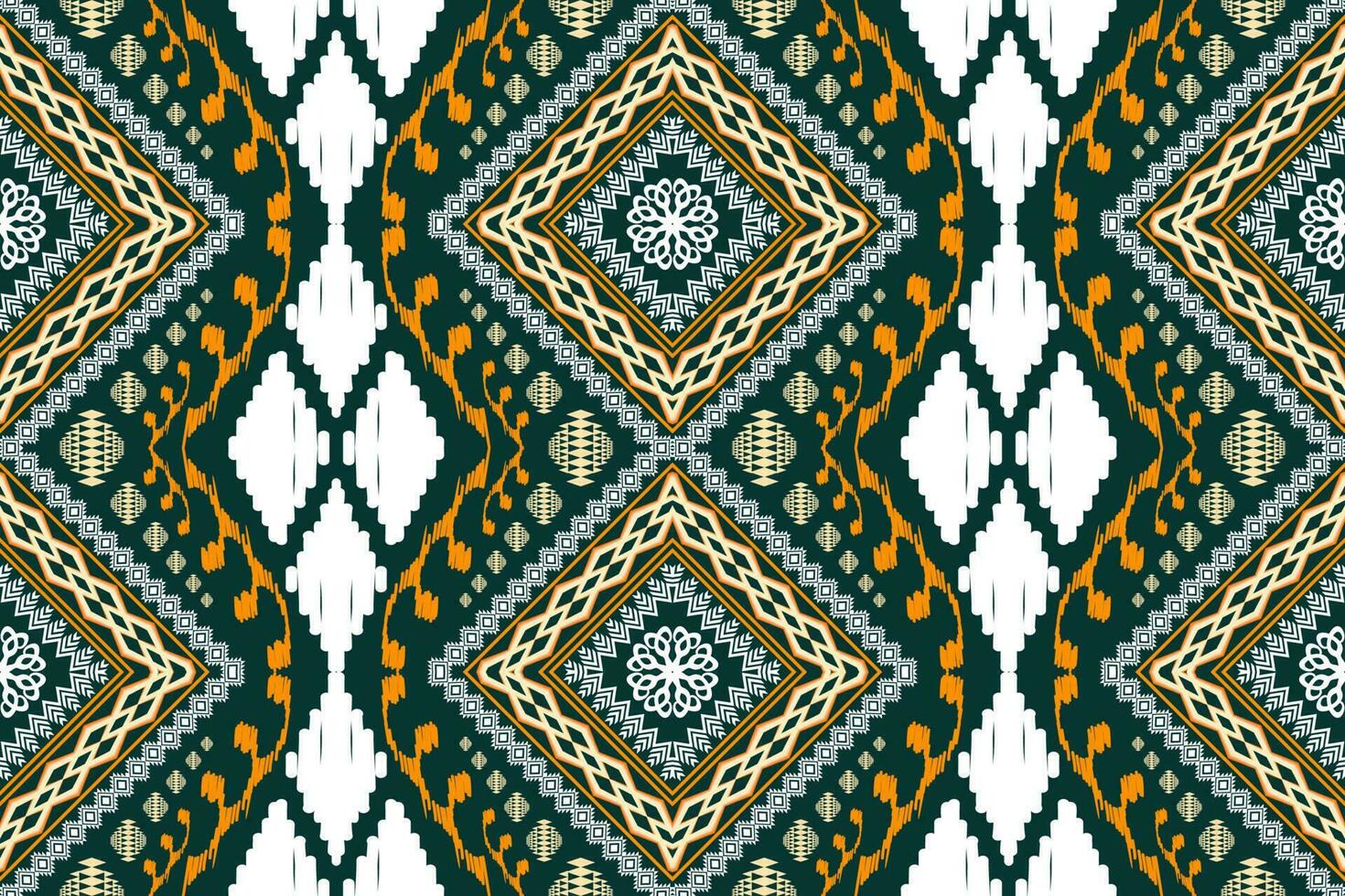 ethnisch Zahl aztekisch Stickerei Stil. geometrisch Ikat orientalisch traditionell Kunst Musterdesign zum ethnisch Hintergrund, Hintergrund, Mode, Kleidung, Verpackung, Stoff, Element, Sarong, Grafik, Vektor Illustration