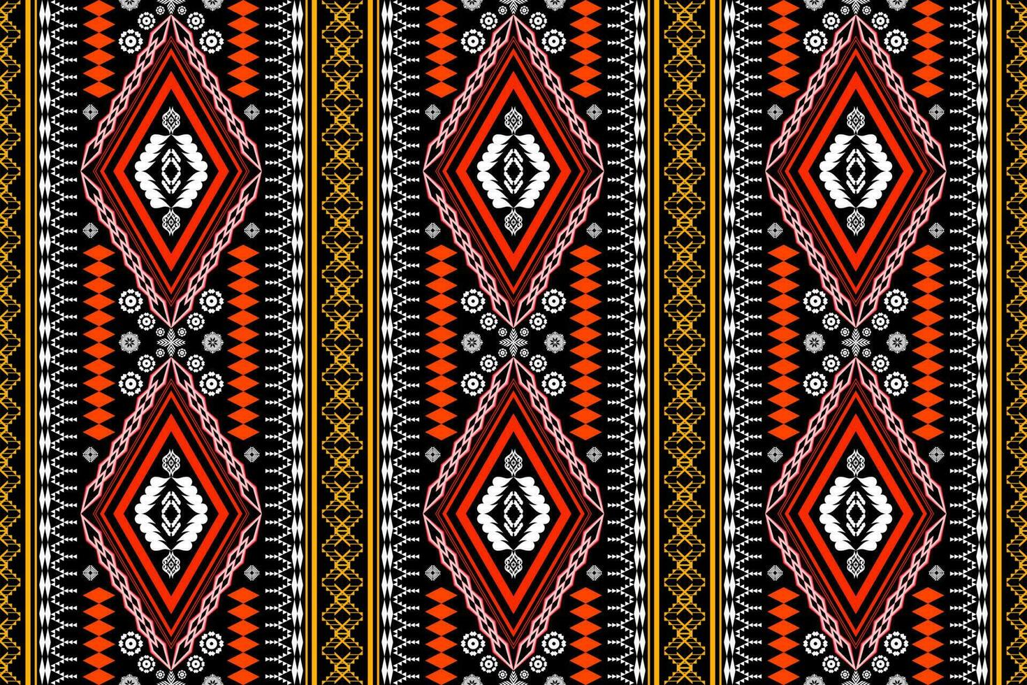 etnisk figur aztec broderi stil. geometrisk ikat orientalisk traditionell konst mönster.design för etnisk bakgrund, tapeter, mode, kläder, omslag, tyg, element, sarong, grafik, vektor illustration