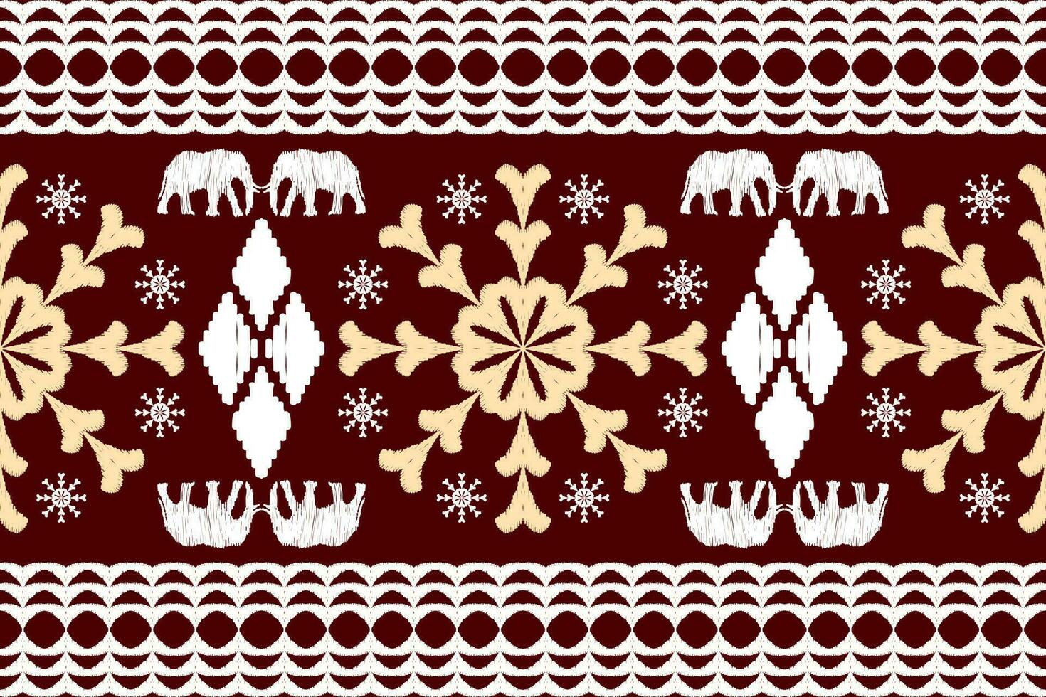 etnisk figur aztec broderi stil. geometrisk ikat orientalisk traditionell konst mönster.design för etnisk bakgrund, tapeter, mode, kläder, omslag, tyg, element, sarong, grafik, vektor illustration