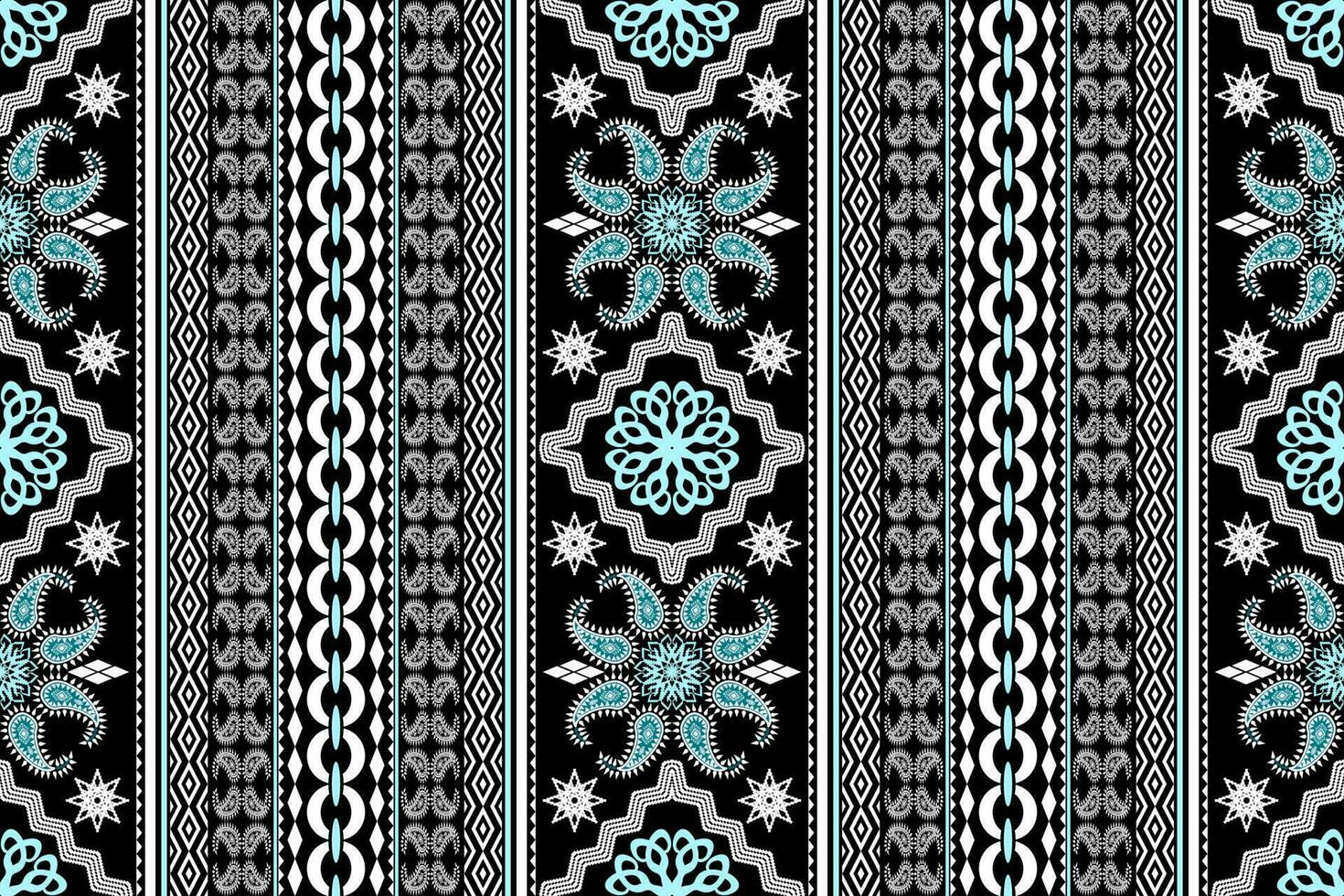 etnisk figur aztec broderi stil. geometrisk ikat orientalisk traditionell konst mönster.design för etnisk bakgrund, tapeter, mode, kläder, omslag, tyg, element, sarong, grafik, vektor illustration