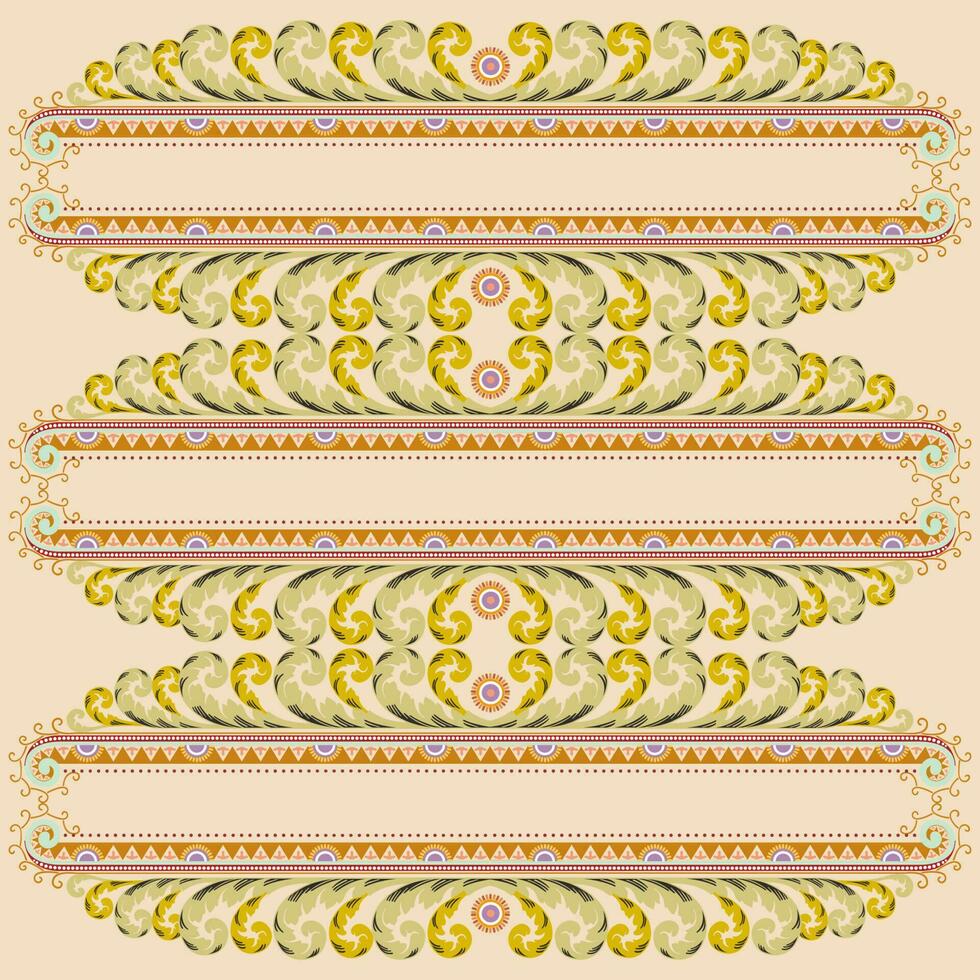 Muster mit Jahrgang Ornament, klassisch Design. vektor