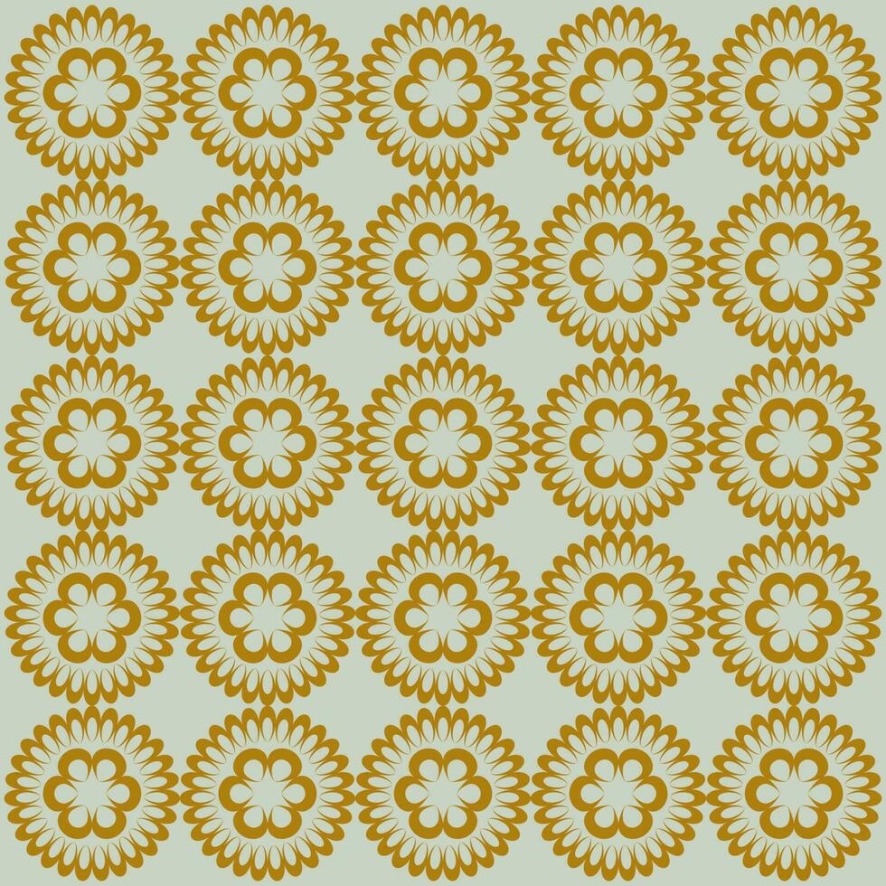 Muster mit Blumen- und geometrisch Elemente. sich überschneiden gebogen und Gerade Fett gedruckt Streifen Bildung abstrakt Blumen- Ornament. Vektor Hintergrund zum Design. nahtlos dekorativ Gitter zum Jalousie.