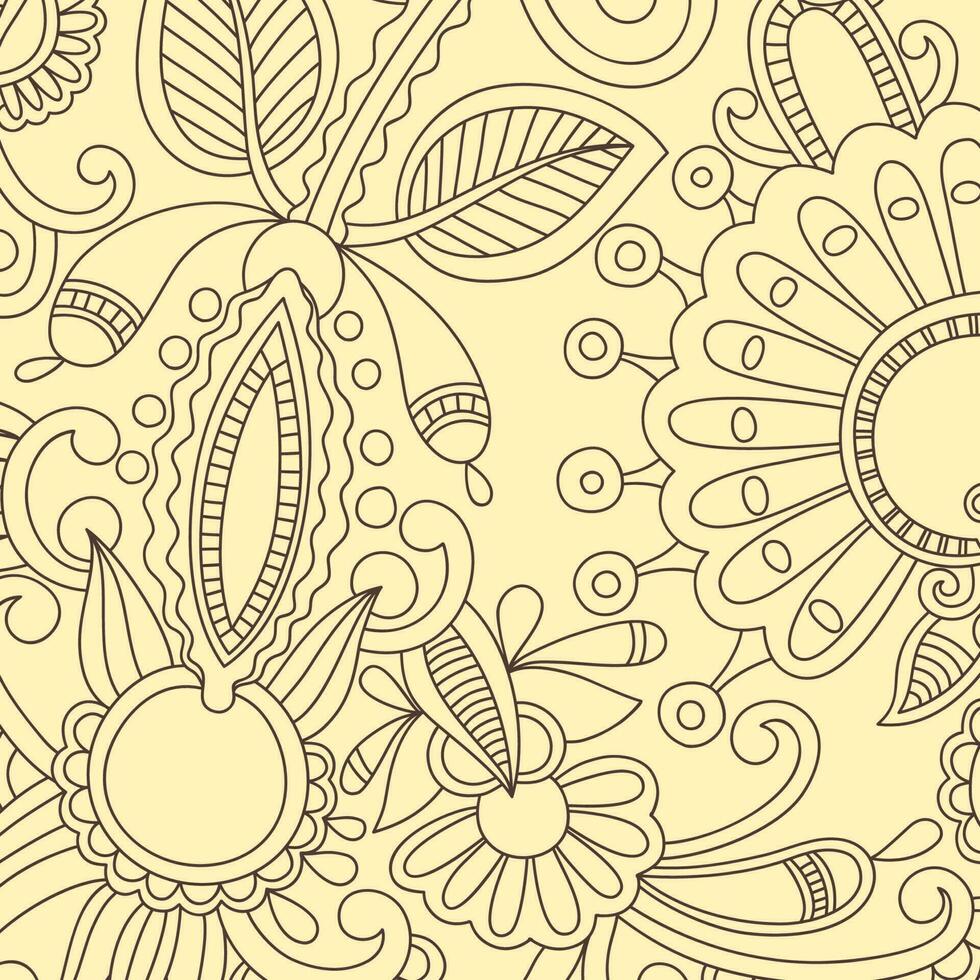 Jahrgang Hintergrund mit klassisch Blumen- Ornament vektor