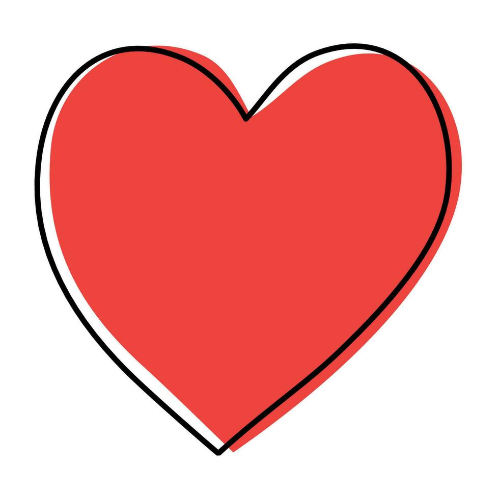 röd hjärtan för Allt tillfällen av kärlek. vektor