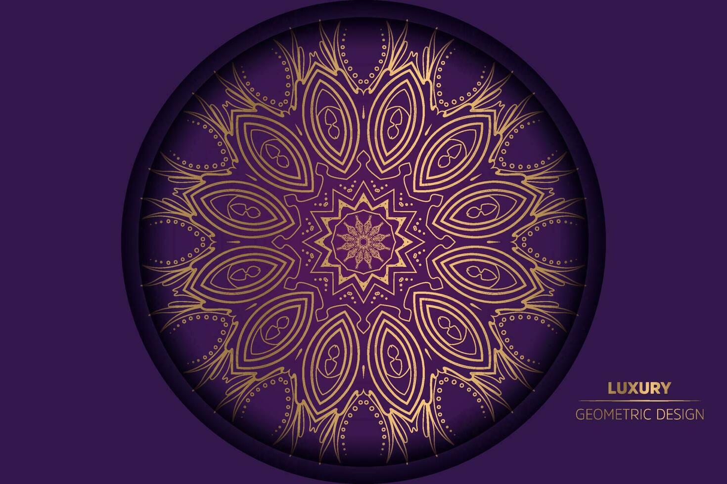 nahtlos orientalisch Arabeske Muster. geschnürt dekorativ Blumen- Muster mit kreisförmig Ornament, Gradient Mandala auf das Hintergrund vektor