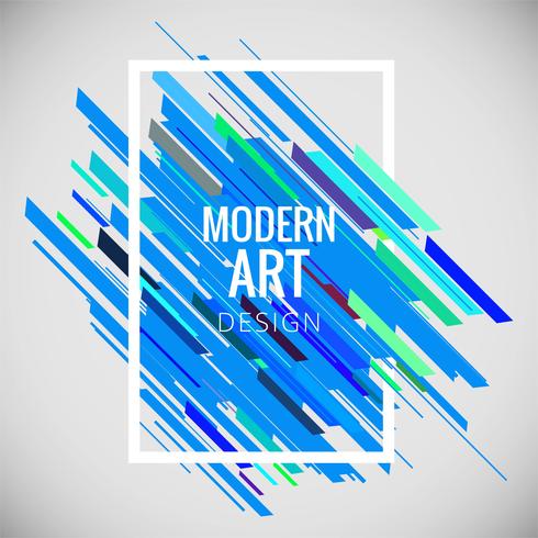 Abstrakter bunter Hintergrund der modernen Kunst vektor
