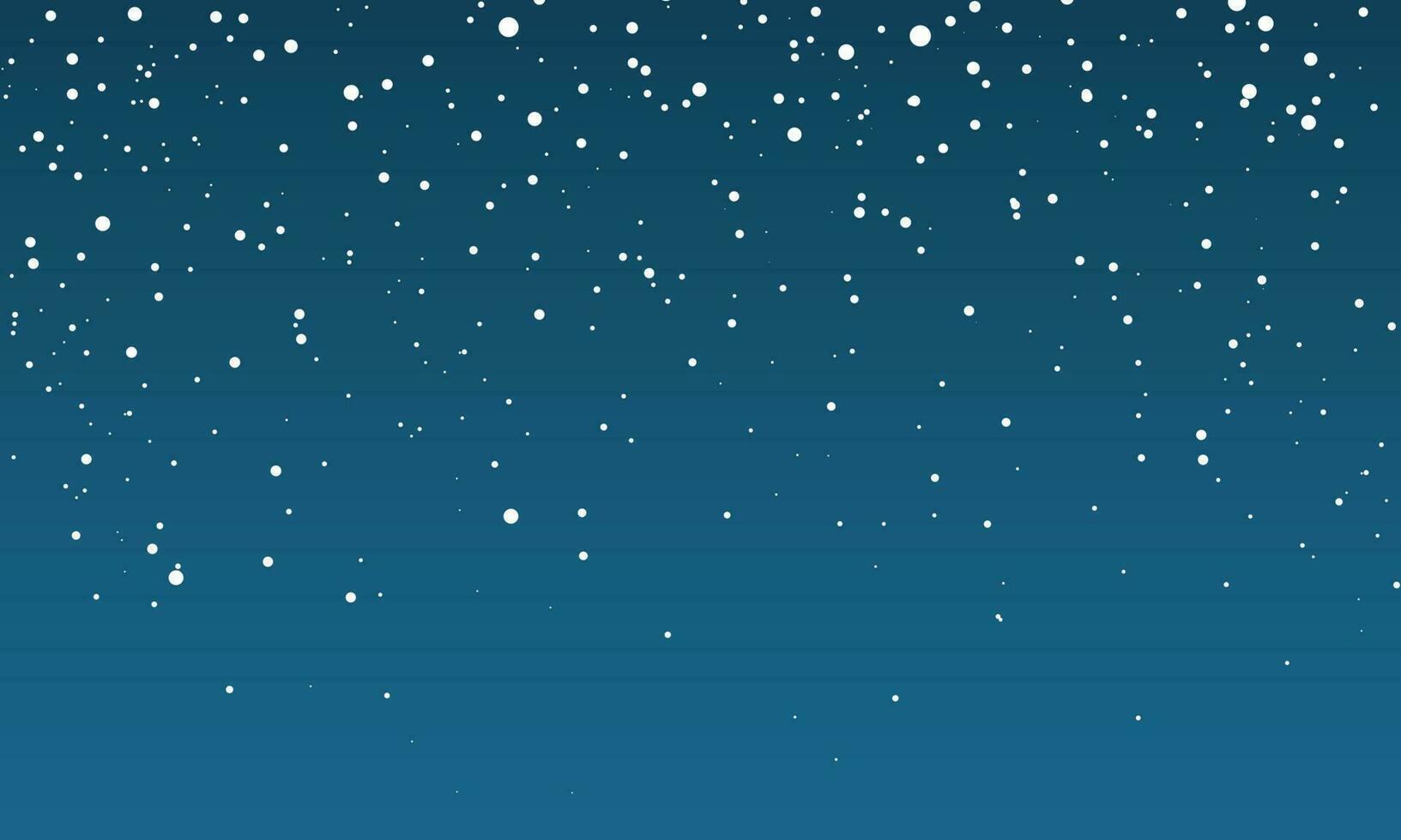 jul snö. faller snöflingor på blå bakgrund. snöfall. vektor illustration