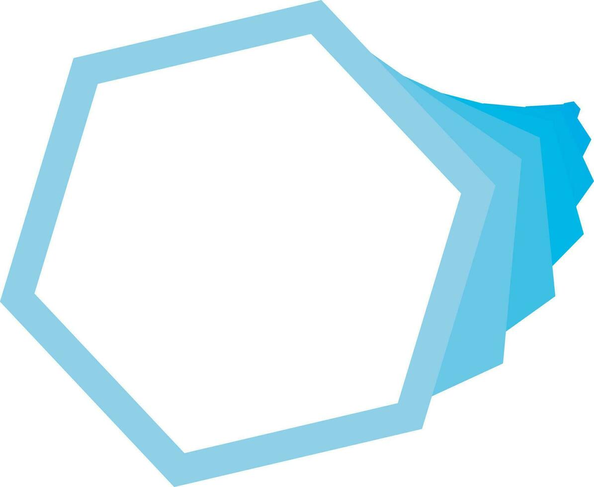 Hexagon gestalten Design Element, isoliert Hintergrund. vektor