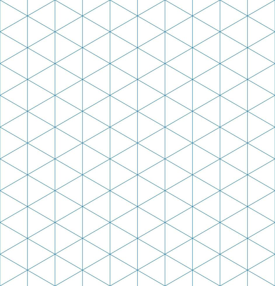 isometrisch Graph Papier Hintergrund. nahtlos Muster. Vektor Illustration