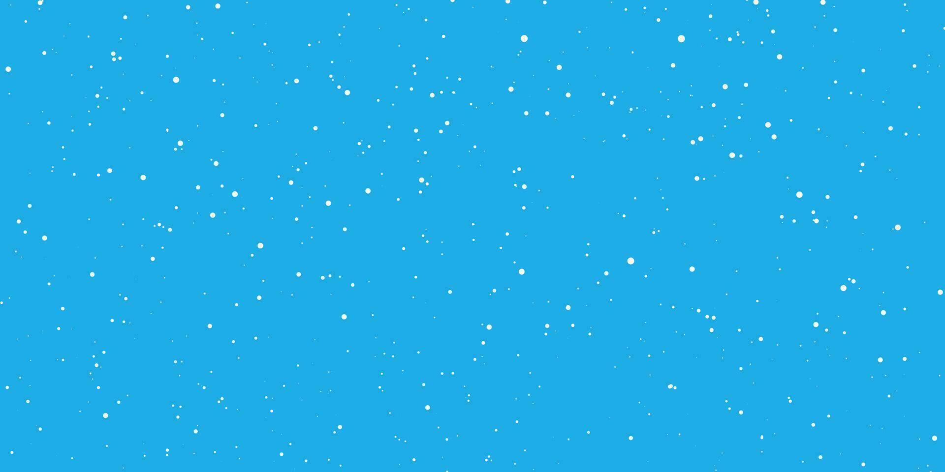 jul snö. faller snöflingor på blå bakgrund. snöfall. vektor illustration