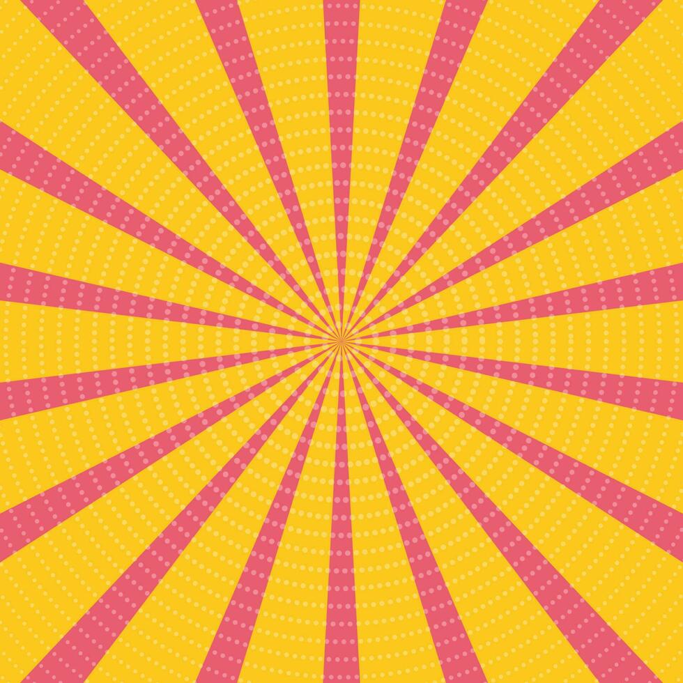 Hintergrund Illustration im gelb-rosa Farben. vektor