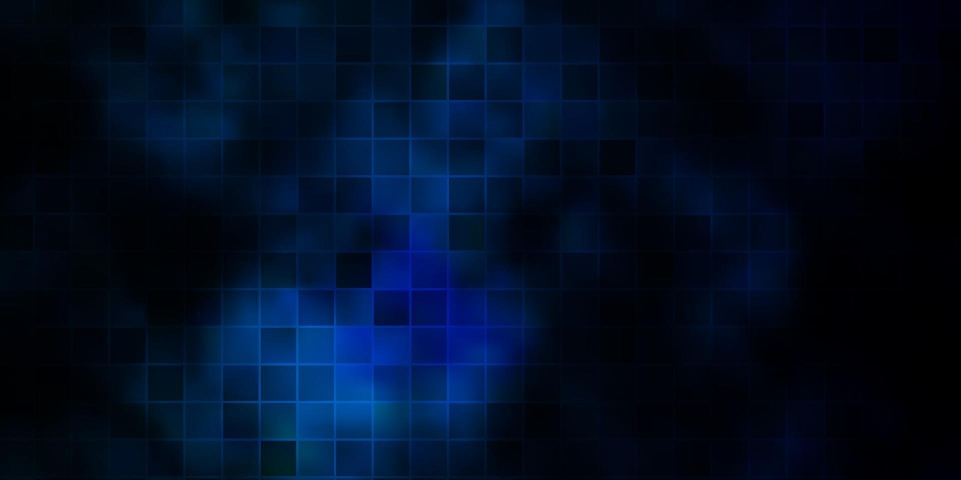 mörkblå vektorbakgrund med rektanglar. vektor