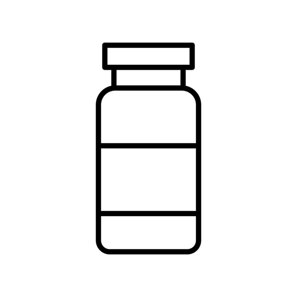 Pille Flasche Symbol Vektor Design Vorlagen