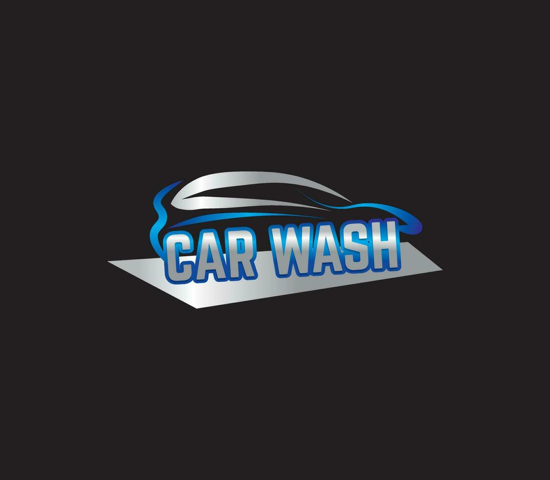Automobil Auto waschen Logo. Auto Detaillierung Logo Design. vektor