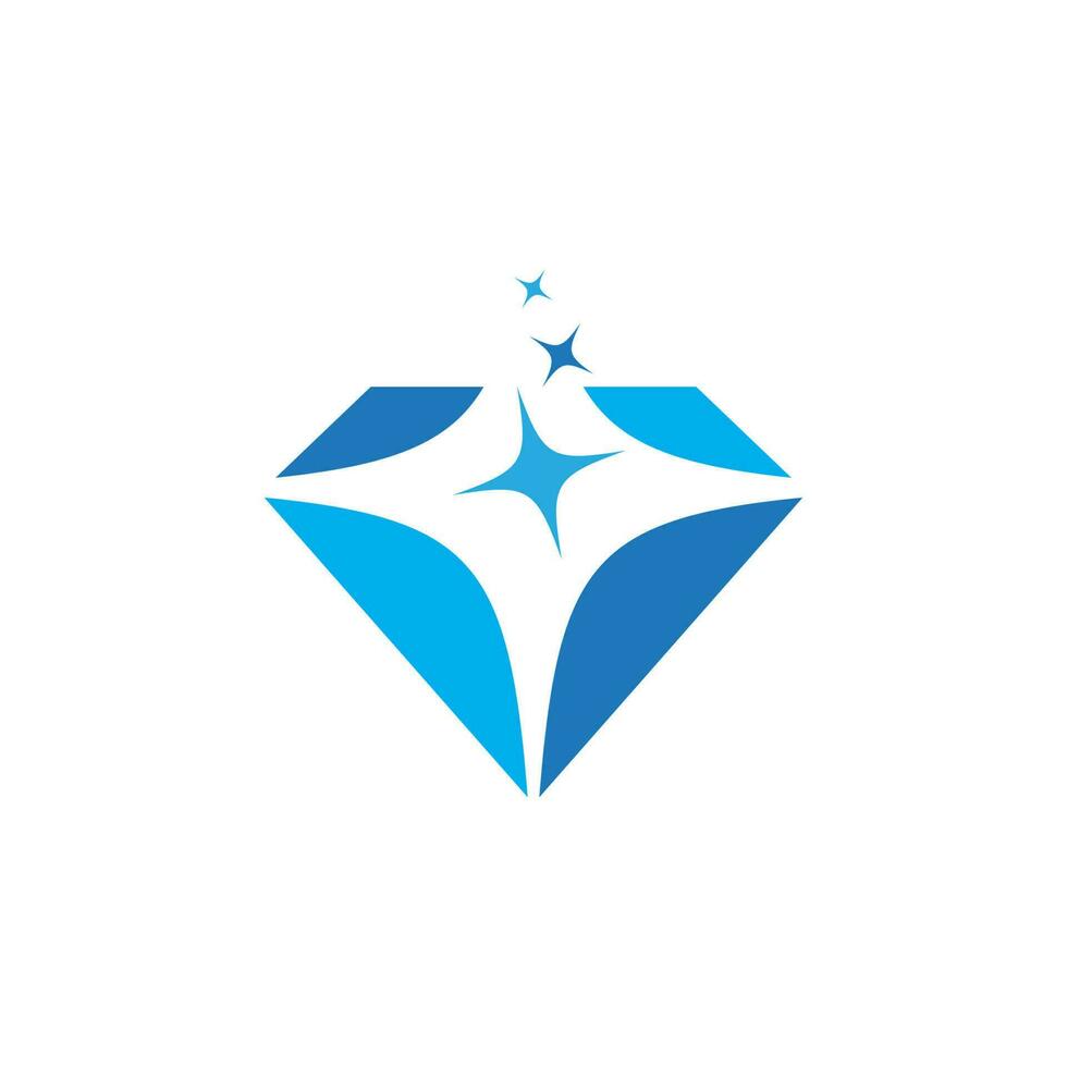 diamant logotyp mall vektor