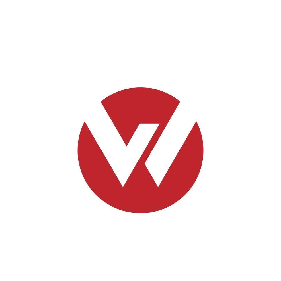 Geschäft korporativ w Brief Logo vektor