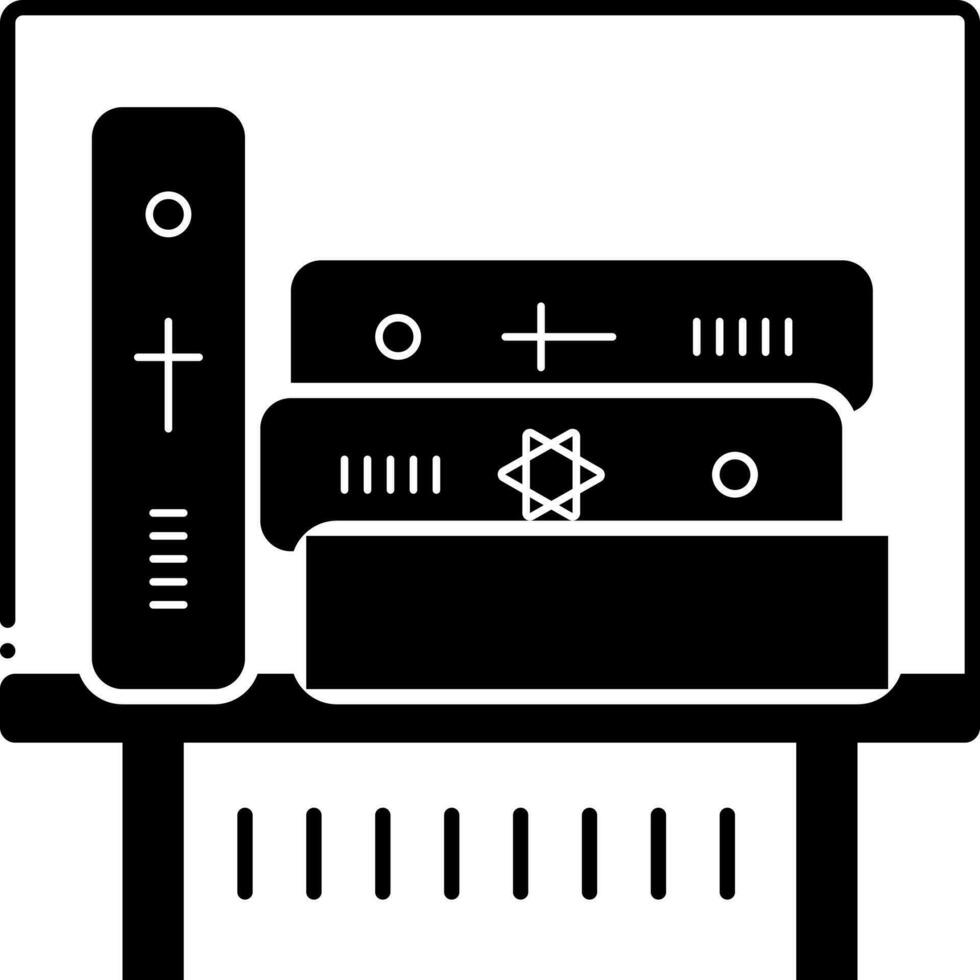 solide Symbol zum uralt vektor